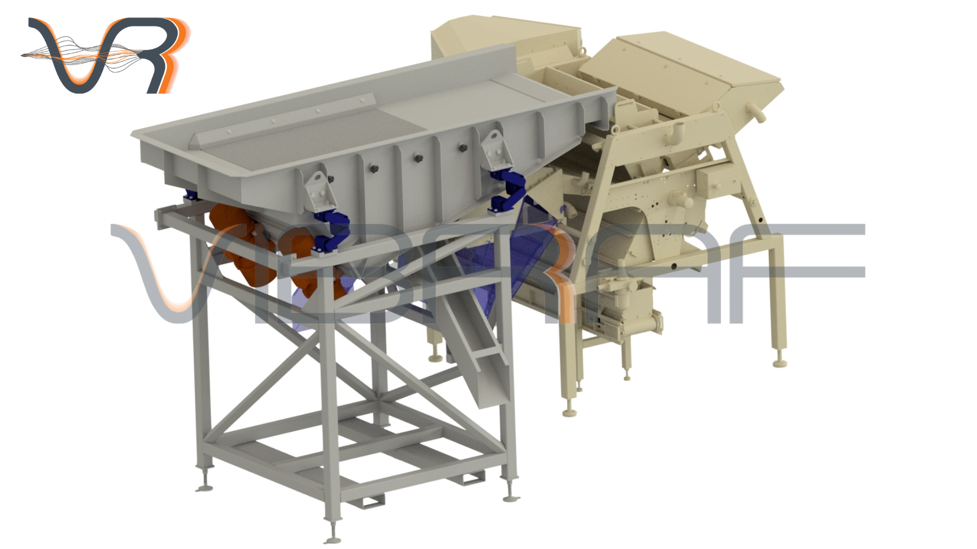 Podajnik wibracyjny odsiewający